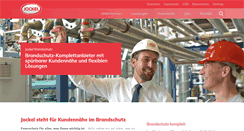 Desktop Screenshot of jockel-brandschutz.de