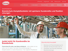 Tablet Screenshot of jockel-brandschutz.de